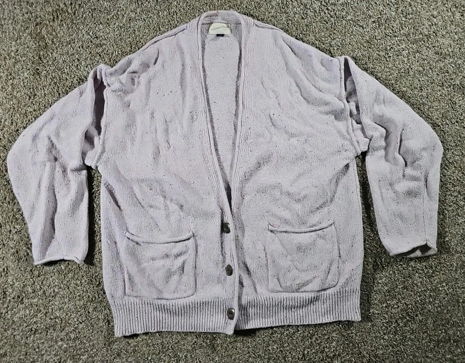 Universal Threads 3 Button Cardigan Sweater Purple Pink L