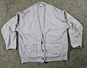 Universal Threads 3 Button Cardigan Sweater Purple Pink L