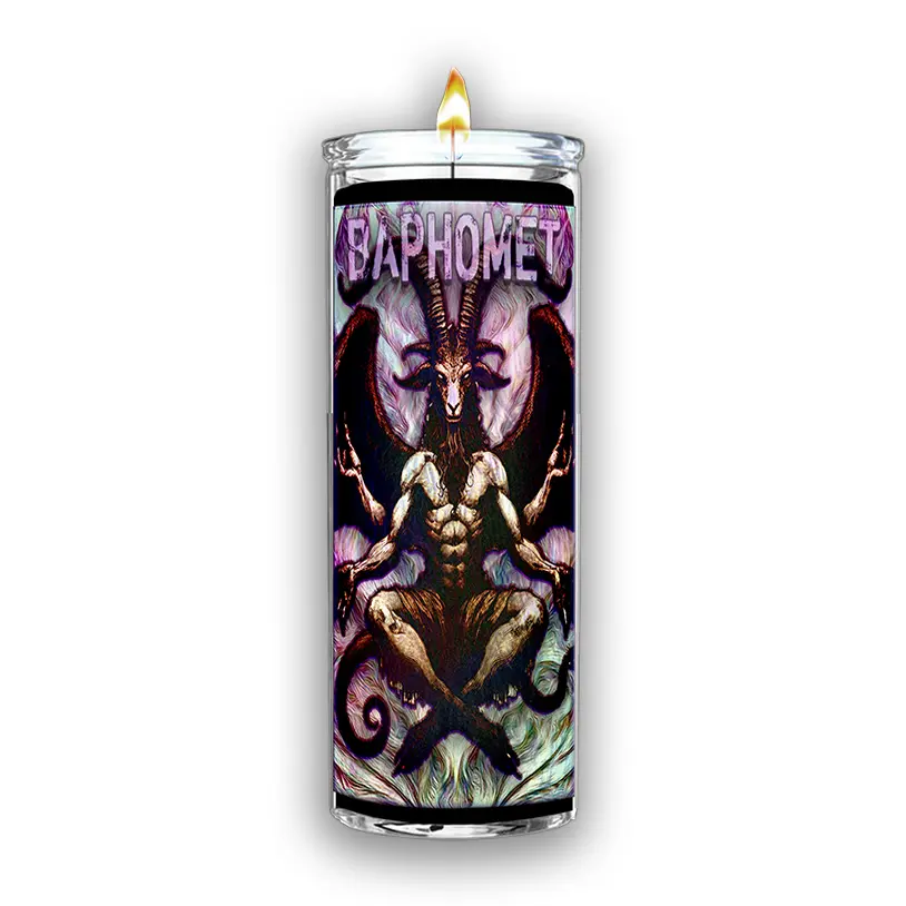 Baphomet Deity Candle for Deity Worship, Meditation, Left Hand Path Rituals