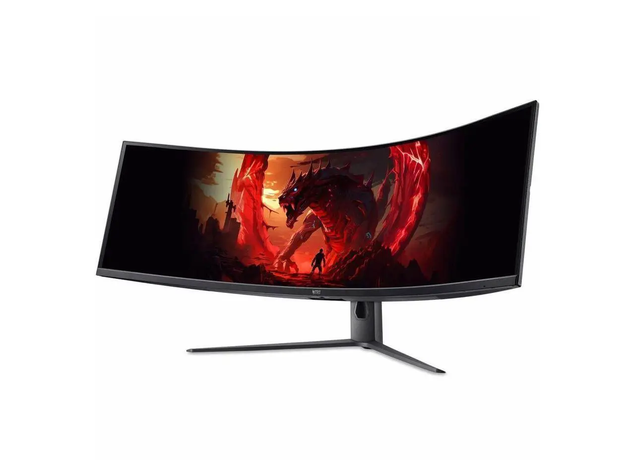 Acer Nitro EI491CUR J0 49" Widescreen Gaming LCD Monitor - 32:9 - Black - 49" Viewable - 300 Nit - 3 ms - HDMI - DisplayPort - UM.SE1AA.001