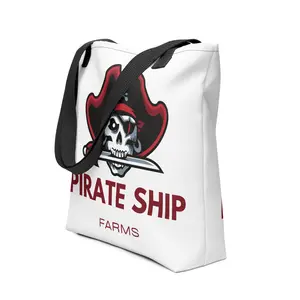 15-Inch Square Canvas Tote Bag - Sturdy Structured Shoulder Bag