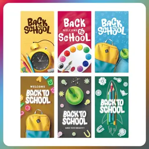 30 Pcs  Back to School Chocolate Bar Wrappers, Colorful Welcome Back School Candy Bar Labels, Student Teacher Classroom Party Favors Decorations for First Day of School