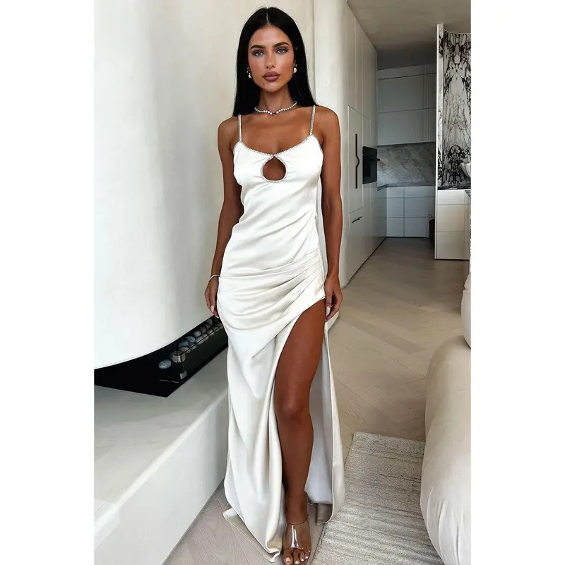 nadine merabi champagne dress Cleo Champagne Mini Dress