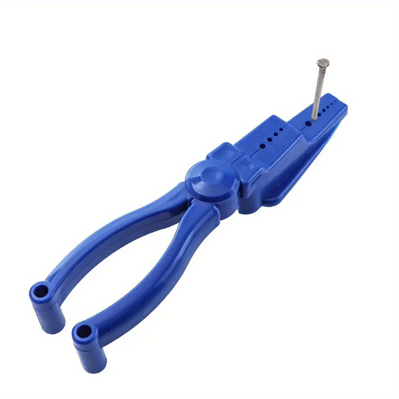 Anti-Hammer Nail Fixing Clamp with Protective Hand Guard - Professional Finger Guard Tool for Straight Nailing - Essential Safety Accessory for Carpentry, Wall Hanging, DIY Crafts - Fits Various Nail Sizes