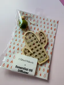 Cactus Car Diffuser - New Elastic Hanging Cord