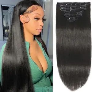 Clip Ins Human Hair - Fashion Accessory Hair Extension 16”