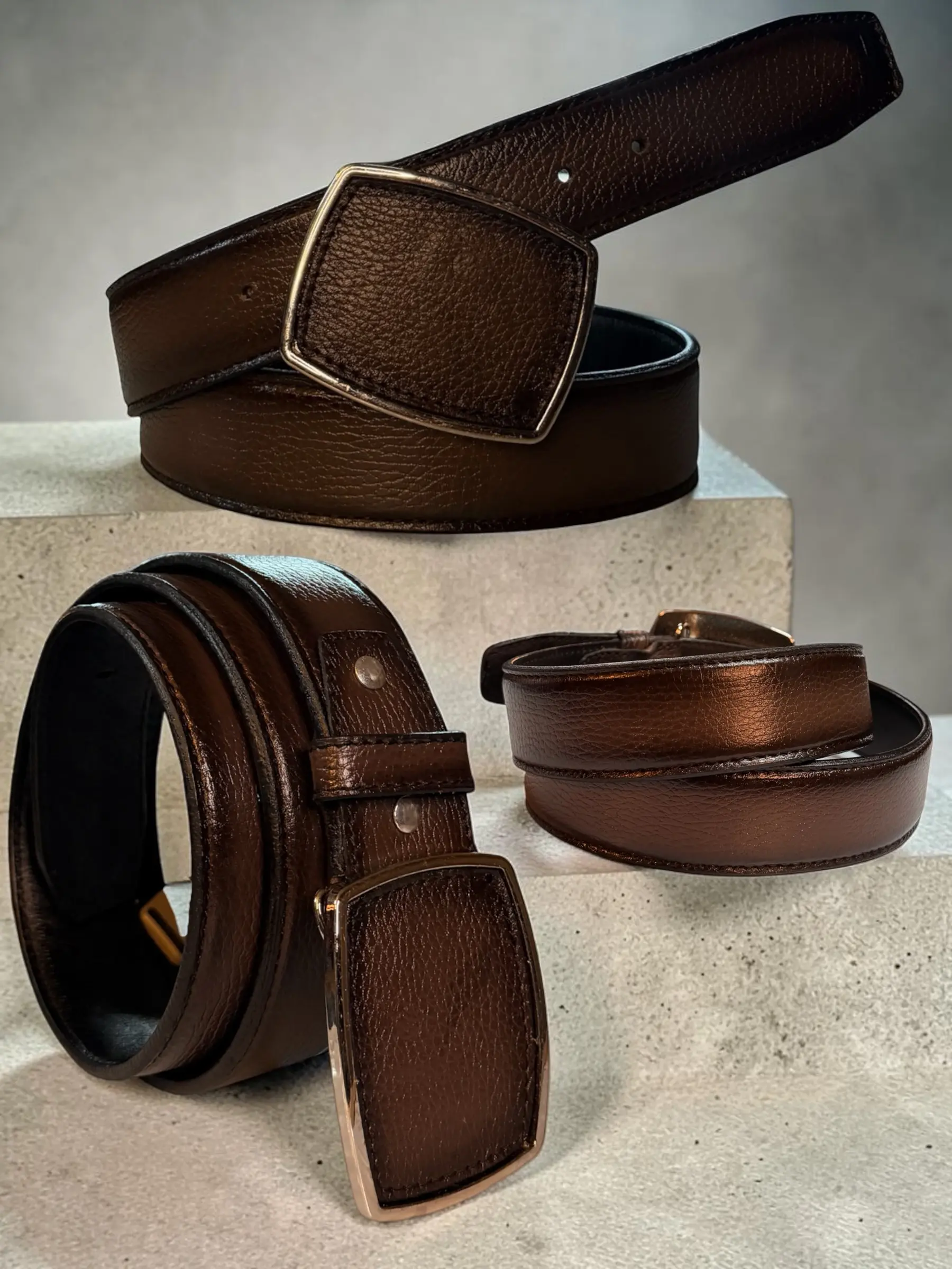 Moderno Cinturon Vaquero para Hombre / Mens Modern Western Belt / Adjustable Waist Belt