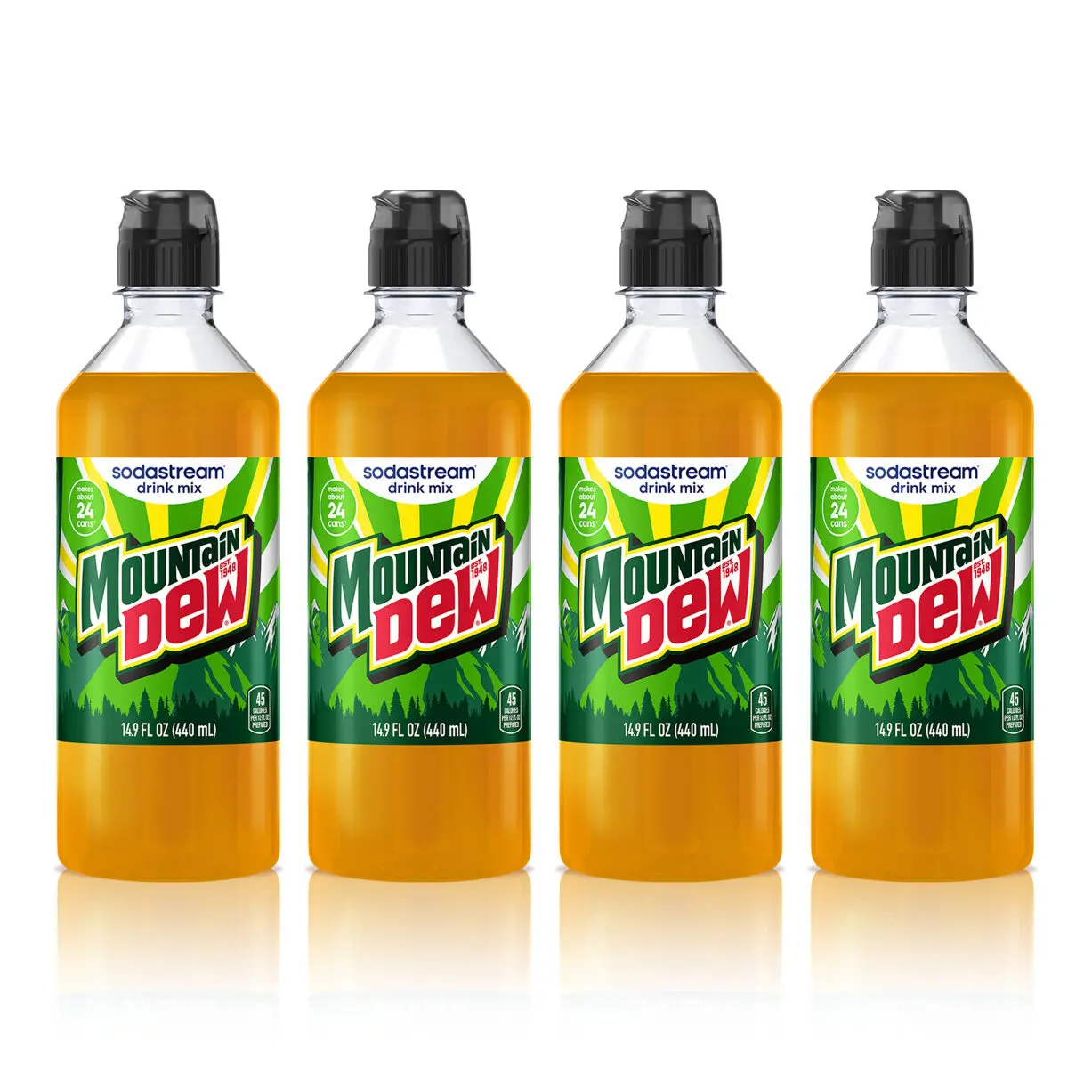 Sodastream Mountain Dew Flavor Syrup Multi-Packs Sodastream Mountain Dew Flavor Syrup Multi-Packs