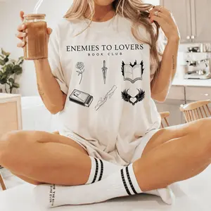 Enemies To Lovers Shirt, Book Trope Sweatshirt, Booklover Shirt, Romantasy Reader Tee, Morally Grey Shirt, Smut Shirt, Dark Romance Sweater