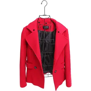 Black Metal Wire Female Mannequin Display Stand, Hanging Dress Form