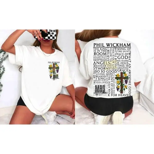 Phil Wickham tshirt religious song title concert shirt