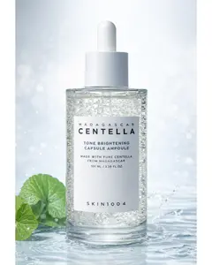 SKIN1004 Centella Tone Brightening Capsule Ampoule 100ml (3.38 fl oz) – Korean Serum with Niacinamide & Tranexamic Acid, Brightens, Evens Skin Tone, Calms Skin & Boosts Radiance with Madagascar Centella