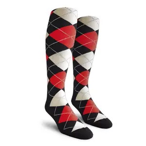Golf Knickers Colorful Knee High Argyle Cotton Socks For Men Women and Youth (4A-4Z)