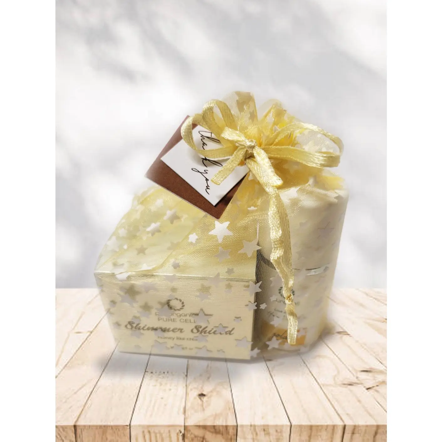 [Gift Set]Purorganic Skincare Purorganic Shimmer Shield Cream 30ml (1 fl oz)+ 15ml Gold Wrinkle Reset Care Serum