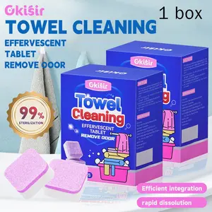 Multifunctional Laundry Tablets, Effective Stain Remover & Odor Eliminator, Ideal for Clothes Cleaning, Removes Mold & Grime