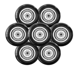 KingStone Sports Frisbee, Professional Flying Disc for All Ages, 125Gram, Black