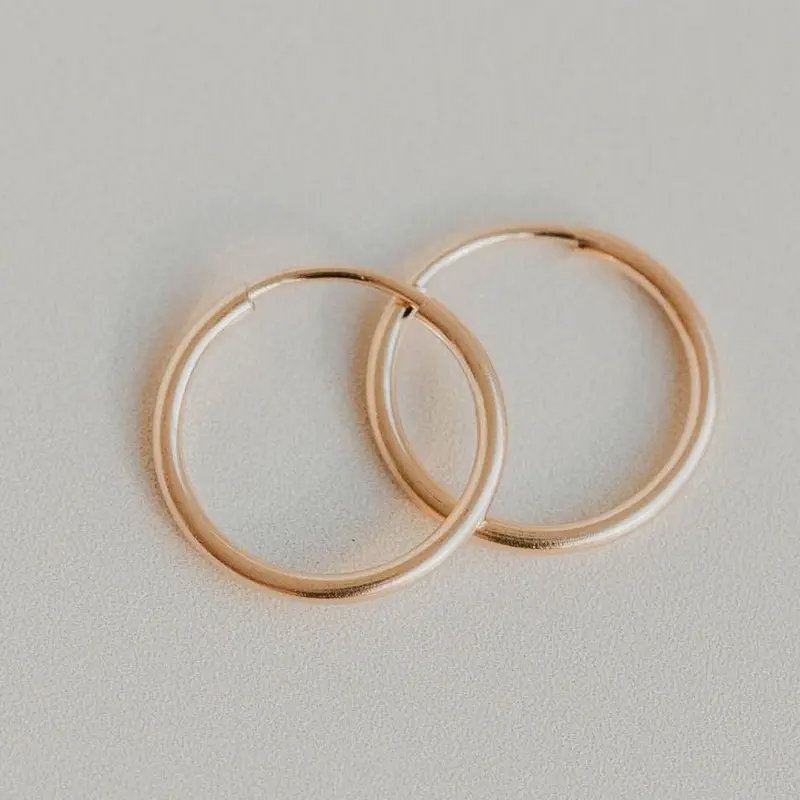 Hello Adorn Endless Hoop Earrings - Fashionable Any Occassion Hoop Earrings - Women's Fashion Accessory