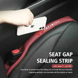 2Pcs Car Seat Gap Filler Leak Proof Sealing Strip For Infiniti QX55 QX50 QX60 QX80 Q50 Q70L Q60 Q30 Q70 QX70 QX30 Automotive Interior Accessories