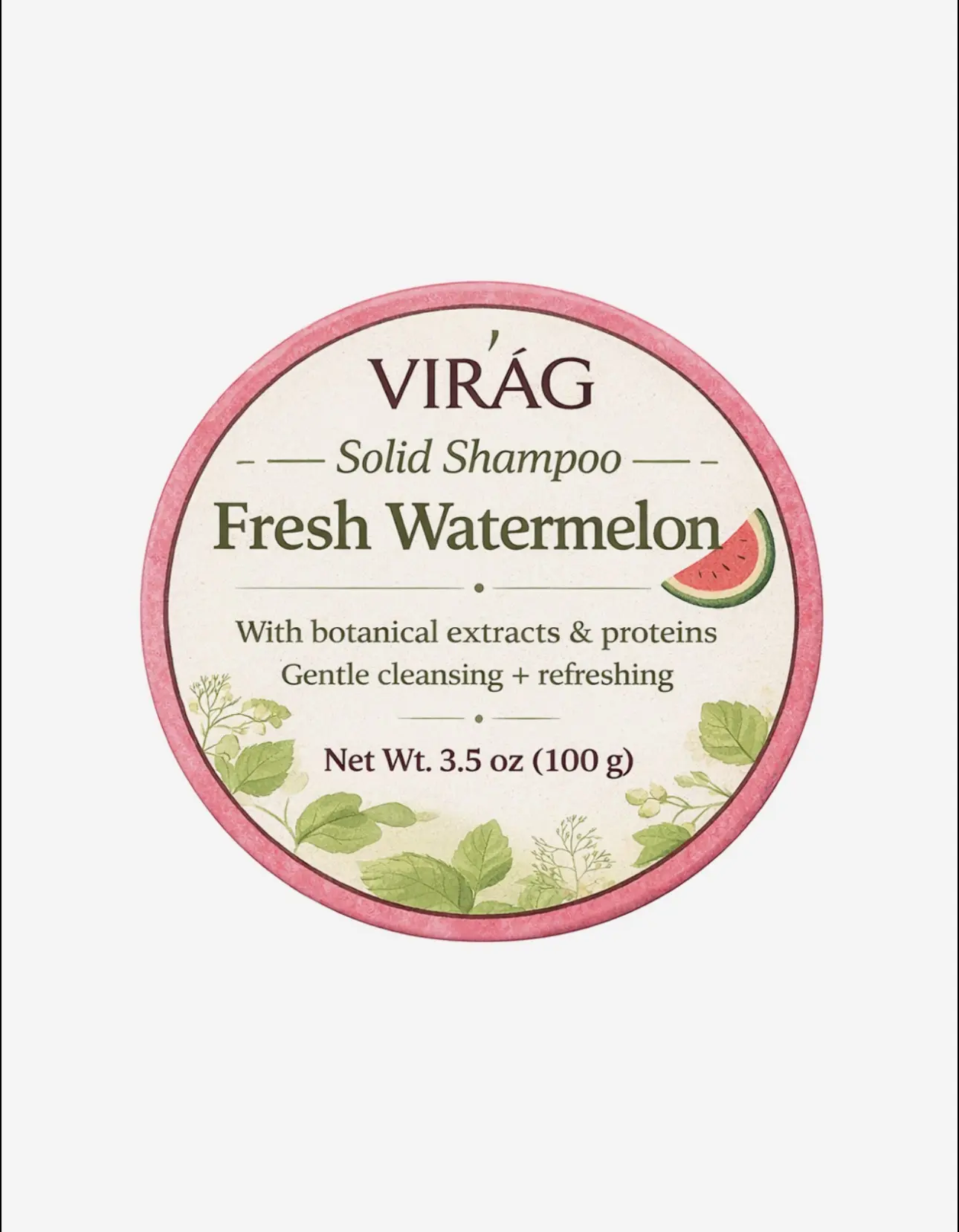 Fresh Watermelon Solid Shampoo Fresh Watermelon Solid Shampoo