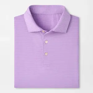 Highlands Performance Jersey Polo -Master Golf Men's Golf Polo Shirts Short Sleeve Print Performance Moisture Wicking Casual Stretch Breathable workout tops