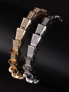 Elegant Snake Body Bracelet, Animal Design Jewelry for Weddings & Daily Wear, Perfect Gift for Women & Girls