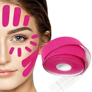 2.5cm X 5m Facial Exercise Tape V-Shape Line Neck Eye Lifting Anti-Wrinkle Patch Skincare Tool Elastic Bandage