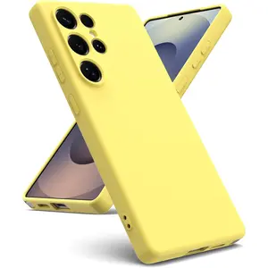 Liquid Silicone Phone Case for Samsung Galaxy, Shockproof Slim Protective Cover, Phone Protector, Compatible with S21/s22/s23/s24/s25 Ultra/plus/fe