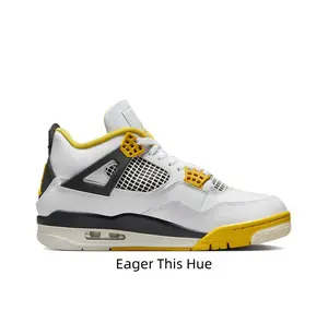 Crisp white running shoes with sunny yellow and bold black accents, mesh side panels keep feet fresh for all-day street style fits