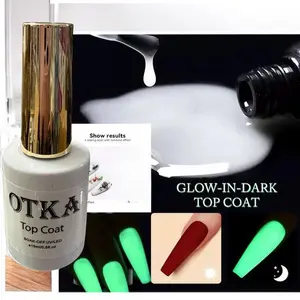 OTKA Glow in the Dark Top Coat – Glossy 15ml halloween nail glow top