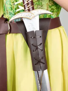 1PC Medieval Viking Knight PU Leather Scabbard Pirate Sword Holster Dagger Bag For Halloween Knight Costume Cosplay