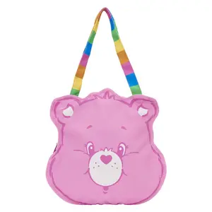 Loungefly Care Bears Cheer Bear Cosplay Oversized Canvas Tote Bag