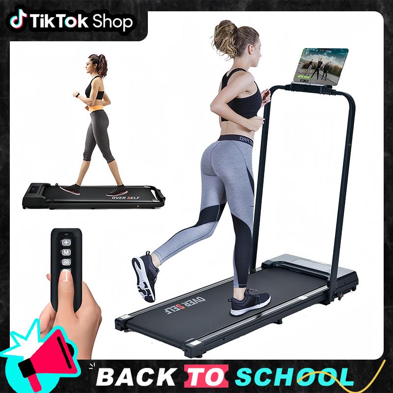 OVER SELF 6.2 mph Foldable Walkable walking Treadmill with Handle ...