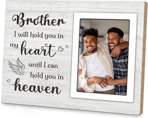 Memorial Gifts Loss of Brother - Memorial Picture Frame - Loss of Brother Sympathy Gift - Brother Memorial Gifts Bereavement Gifts in Memory of Loss of Loved One