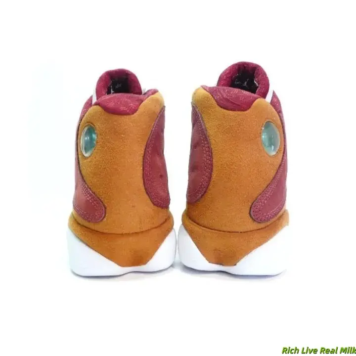 Brand New Sealed with Original Shoe Box Unisex Burgundy Wheat Two-Tone Suede Mid Top Basketball Collectible Sneakers Breathable Mesh Rubber Outsole Feminine Retro Streetwear Daily Athletic Footwear Teen Casual Shoes