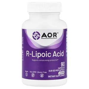 Advanced Orthomolecular Research AOR R-Lipoic Acid, 90 Capsules