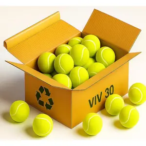 Advanced Tennis Balls Bulk, 30/50/100 + Practice Pressure Ball Bouncing 53in High Durable; Official Size 2.5 in Pet Dog Balls; Tougher Tennis Ball for Dogs, Tennis Ball Training Machine, Walkers