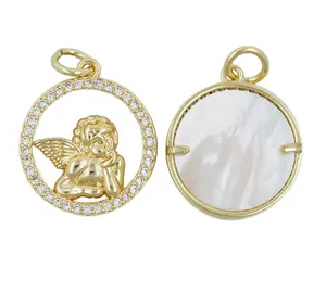 Gold Filled Angel Charm