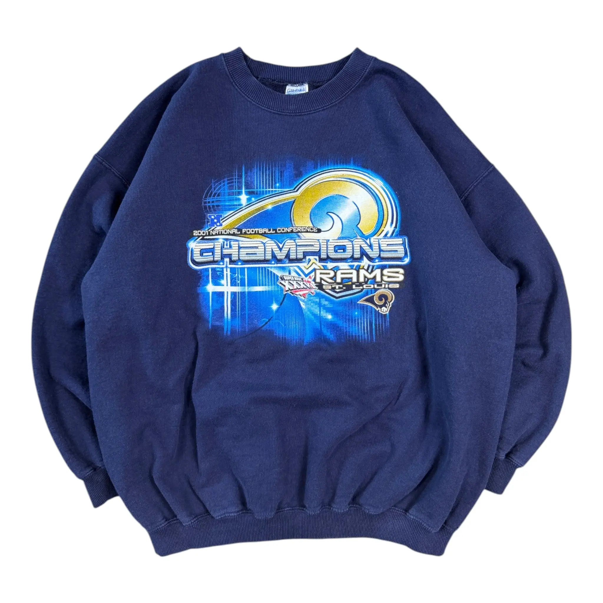 2001 St. Louis Rams NFC Champs Sweatshirt