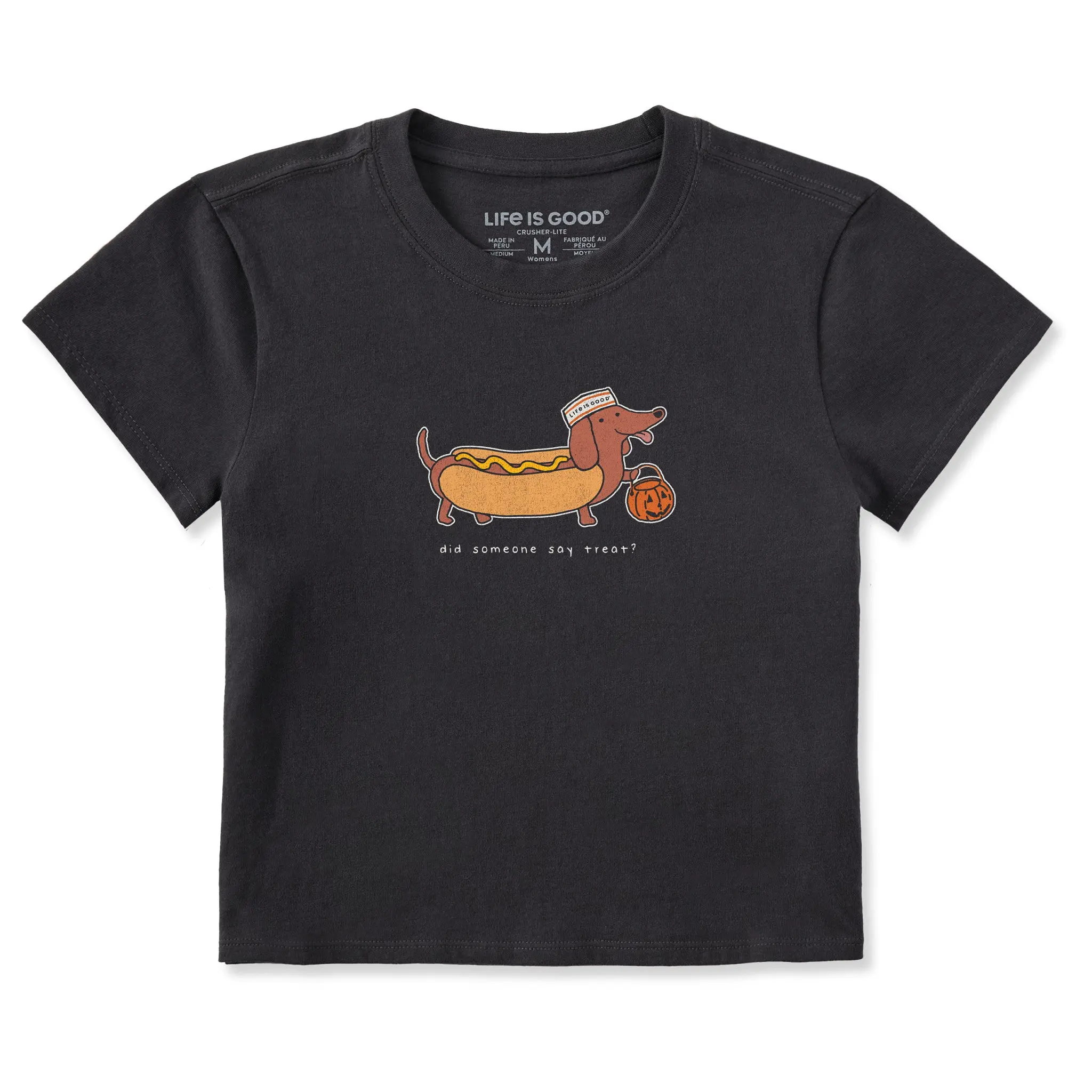 Women's Did Someone Say Treat Dachshund Crusher-LITE Shrunken Tee