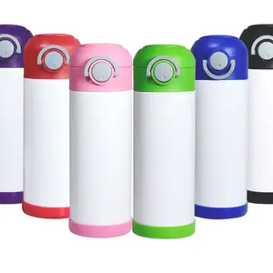 Custom back to school 15 oz Kids Water Bottle. personalized straight bottle tumbler Drinkware kids cups cup Handmade Reusable Stainless Steel with Bottled Cup Washable Portable Lid and straw
