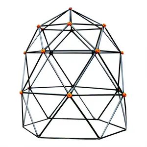 gobaplay Large Powder Coated Steel Geometric Climbing Dome with 3 Sleek Anchors gobaplay Large Powder Coated Steel Geometric Climbing Dome with 3 Sleek Anchors