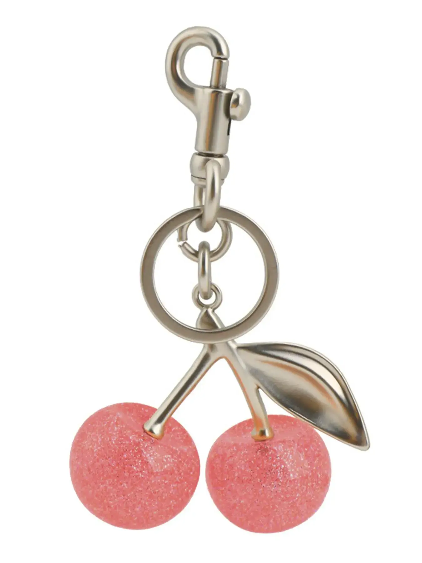 Cute Cherry Design Keychain, Fashion Metal Keychain for Women & Men, Trendy All-match Keyring Accessory, Bag Accessory, Ideal Birthday Gift