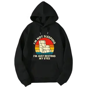 Relaxed Fit Men's Hoodie with Dad Joke Quote for Father's Day - Long Sleeve, Casual Wear