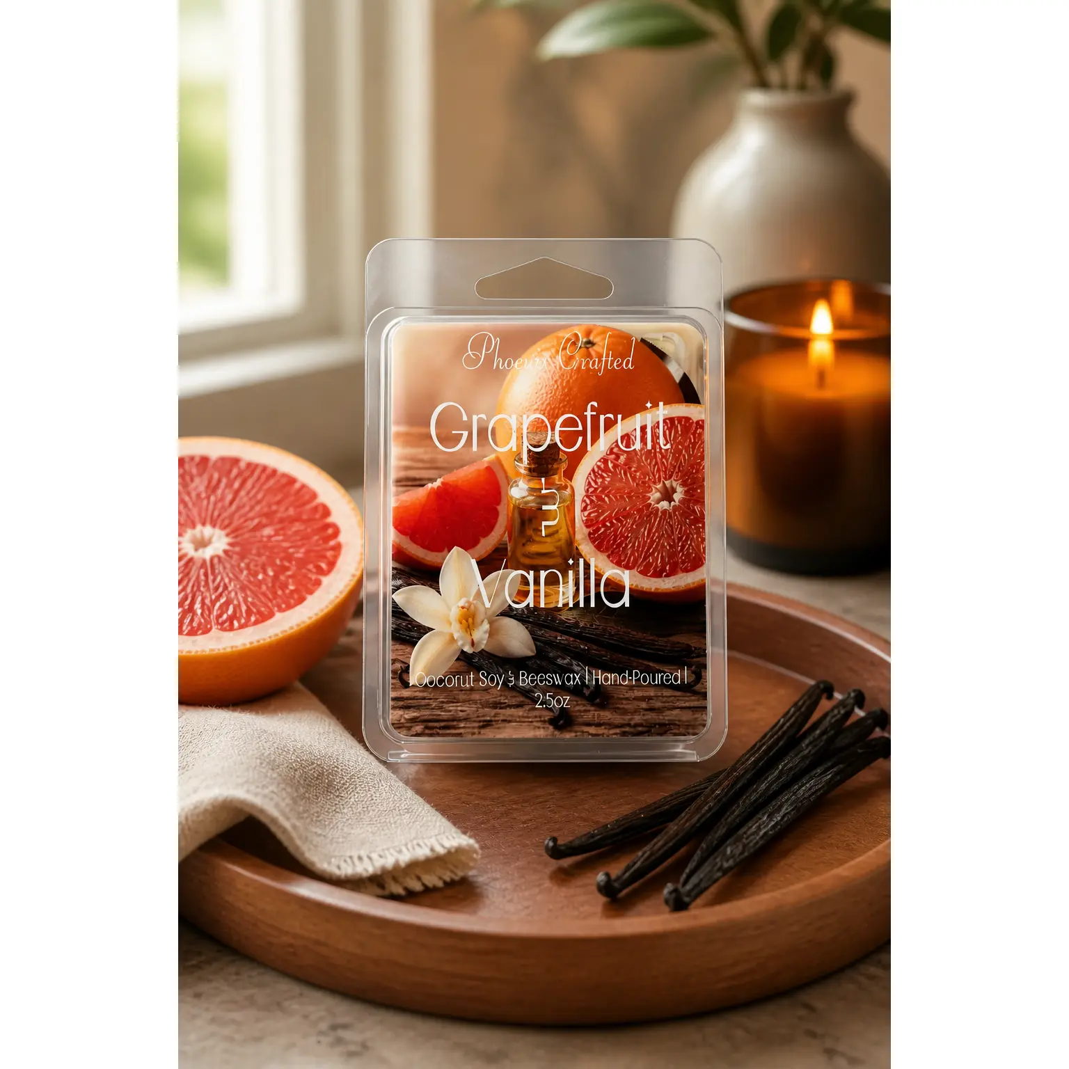 Grapefruit & Vanilla Wax Melts