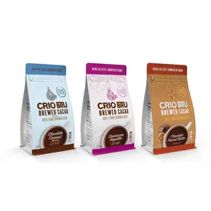 Crio Bru 3 Pack Limited Edition 10 oz Chocolate Coconut Light Roast & 10 oz Chocolate Peanut Butter Dominican Republic - Enjoy Unique Flavors - Beverage