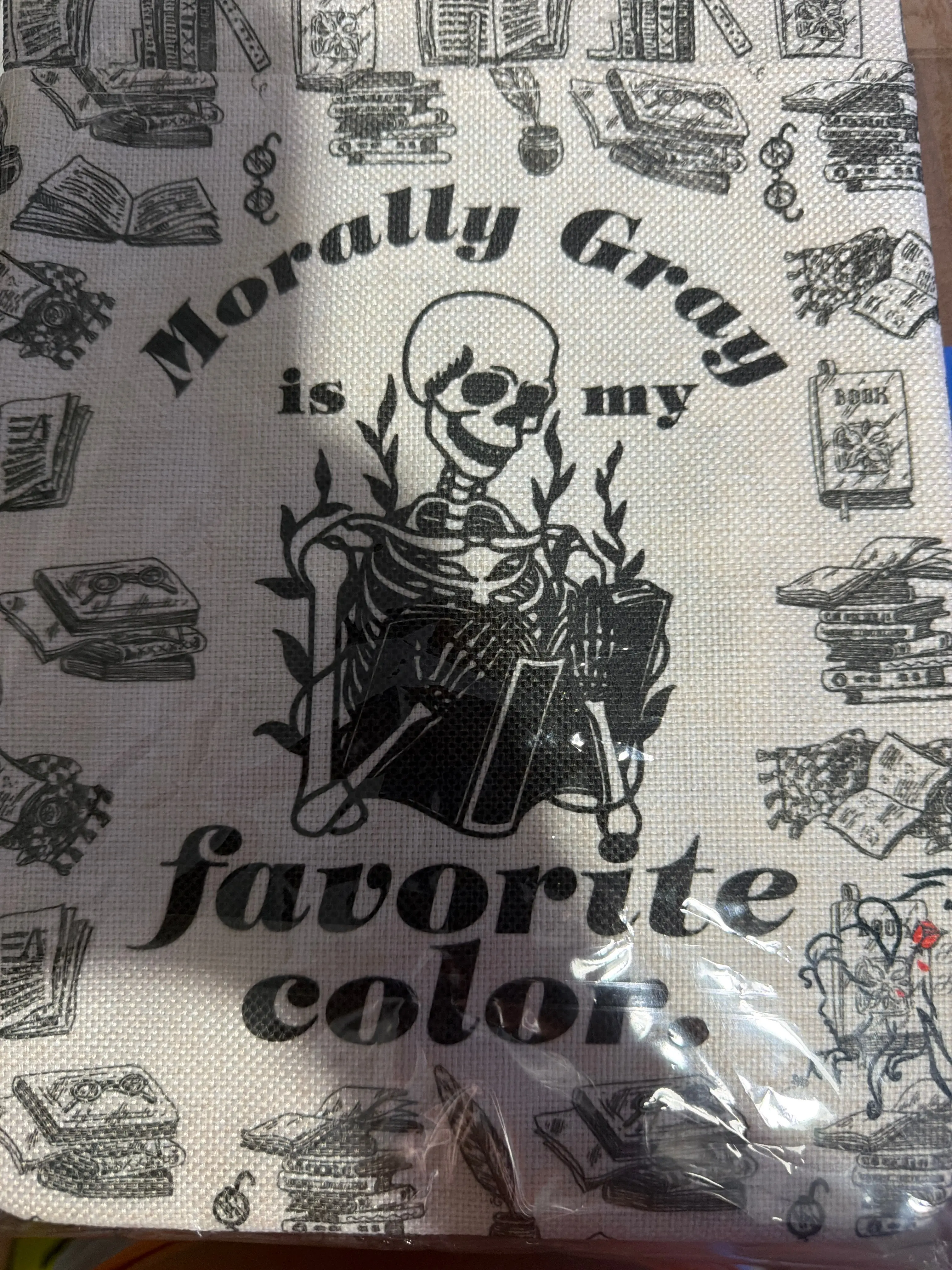 Skull Book Sleeve Romance Book Cover