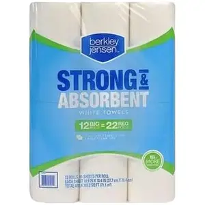 Berkley Jensen Ultra White Paper Towels, 12 pk.