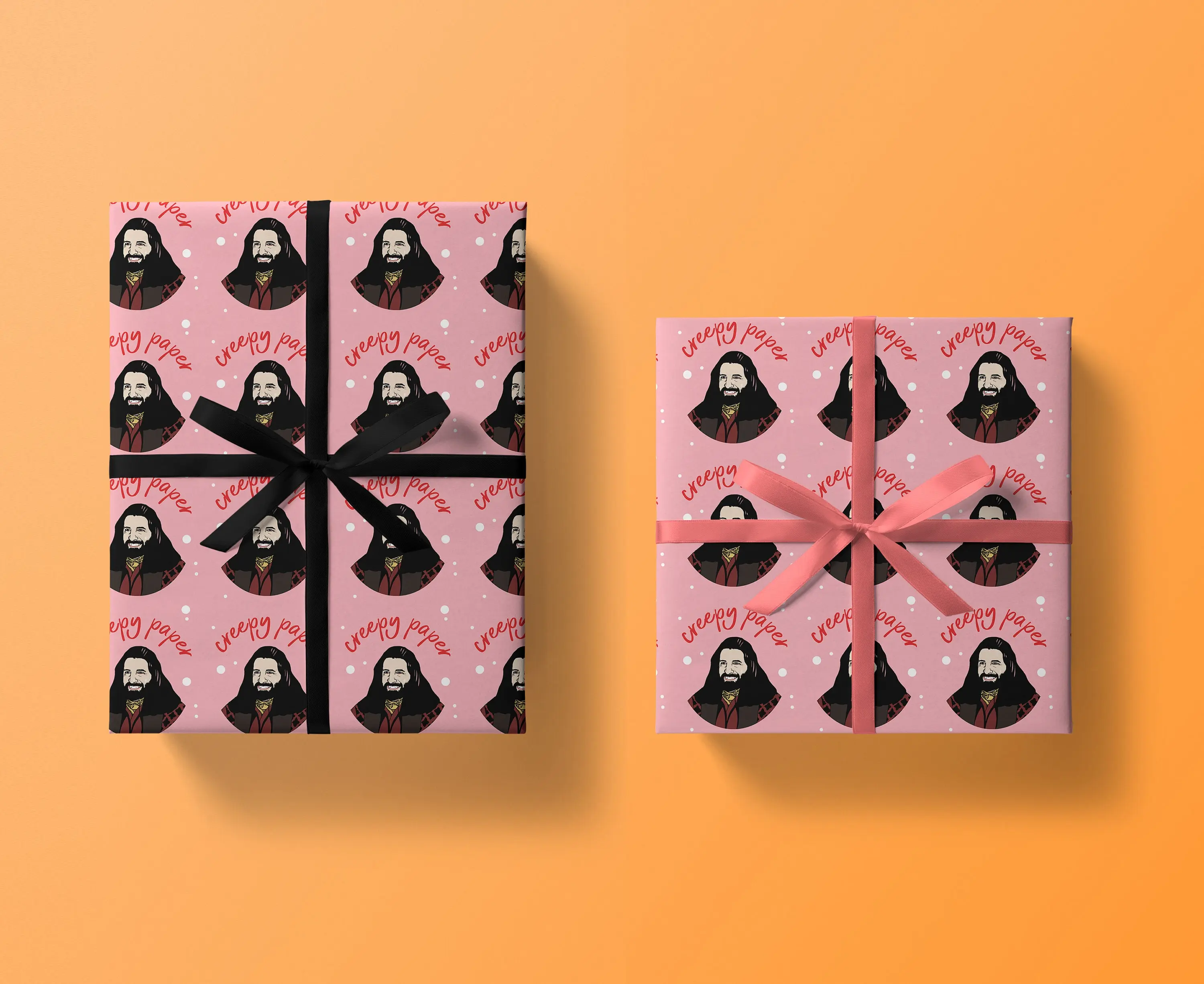 Nandor Wrapping Paper, What We Do In The Shadows Fan Art Gift Wrap