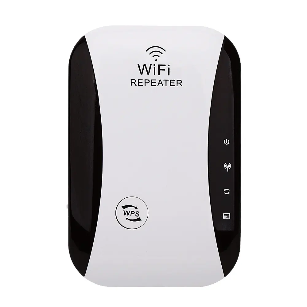 Wi-Fi Extender Repeater - Signal Booster for Large Homes, Amplified Wall-Penetrating Coverage, Stable Speeds, Universal Compatibility, Multi-Device Support, Secure Network Encryption, Online Gaming Ready (Computers & Office Equipment Network Component), T