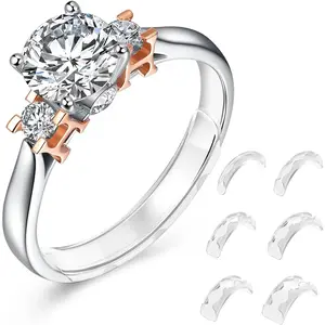 Ring Sizers for Loose Rings Ring Guards for Loose Rings Fit Any Rings, Invisible Ring Size Adjuster Never Sliding Off and Spinning